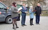 Poświęcenie samochodu i spotkanie opłatkowe w ŚDS