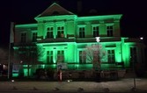 W dzień św. Patryka Muzeum Miasta Malborka zaświeciło na zielono 