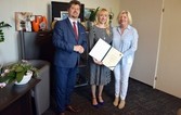 Paulina Cierpiałowska za osiągnięcia sportowe otrzymała stypendium burmistrza
