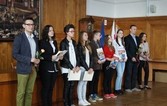 Laureaci konkursów i najlepsi sportowcy nagrodzeni przez burmistrza