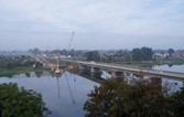 Utrudnienia w ruchu w związku z budową drugiej nitki mostu