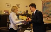  Mistrzyni Polski Alicja Krauze nagrodzona przez burmistrza