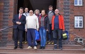 Rowerzyści z Brześcia z wizytą w Malborku
