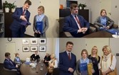 Burmistrz gościł rekordzistkę Polski w pływaniu