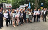 Delegacja z Malborka na „Trockim Lecie”
