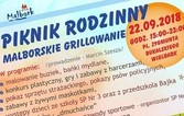 Piknik rodzinny - malborskie grillowanie w ramach budżetu obywatelskiego